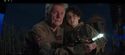 Bob Gunton and Mckenna Grace in battle scene (Credit: AWN)