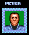 Peter as seen on the Ghostbusters choice screen to the game