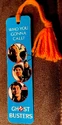 Ghostbusters Who You Gonna Call bookmark, orange tassel (credit: ebay seller chadtarrrap-0)