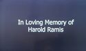 Harold Ramis dedication (credit: Jason Hart)