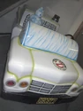 White Extreme Ghostbusters Ecto-1 (with no-ghost)