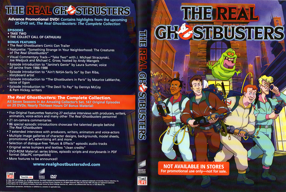 The Real Ghostbusters DVD Box Set Advance Promotional DVD | Ghostbusters  Wiki | Fandom