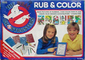 Front of The Real Ghostbusters Rub & Color set