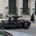 Ecto-1 filming at City Hall Park in New York on June 4, 2023 (Credit: Ismael De las Heras)