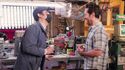 Gil Kenan and Paul Rudd at Lars's station, seen in Welcome to the Paranormal Discovery Center