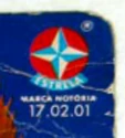 Estrela logo as seen on the card