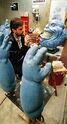 Howie Weed works on Nunzio Scoleri suit, seen in Industrial Light & Magic: Into the Digital Realm, p.70