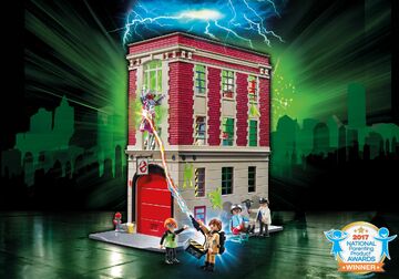 Ghostbusters Playmobil 9219 Firehouse 228 Piece Building Set