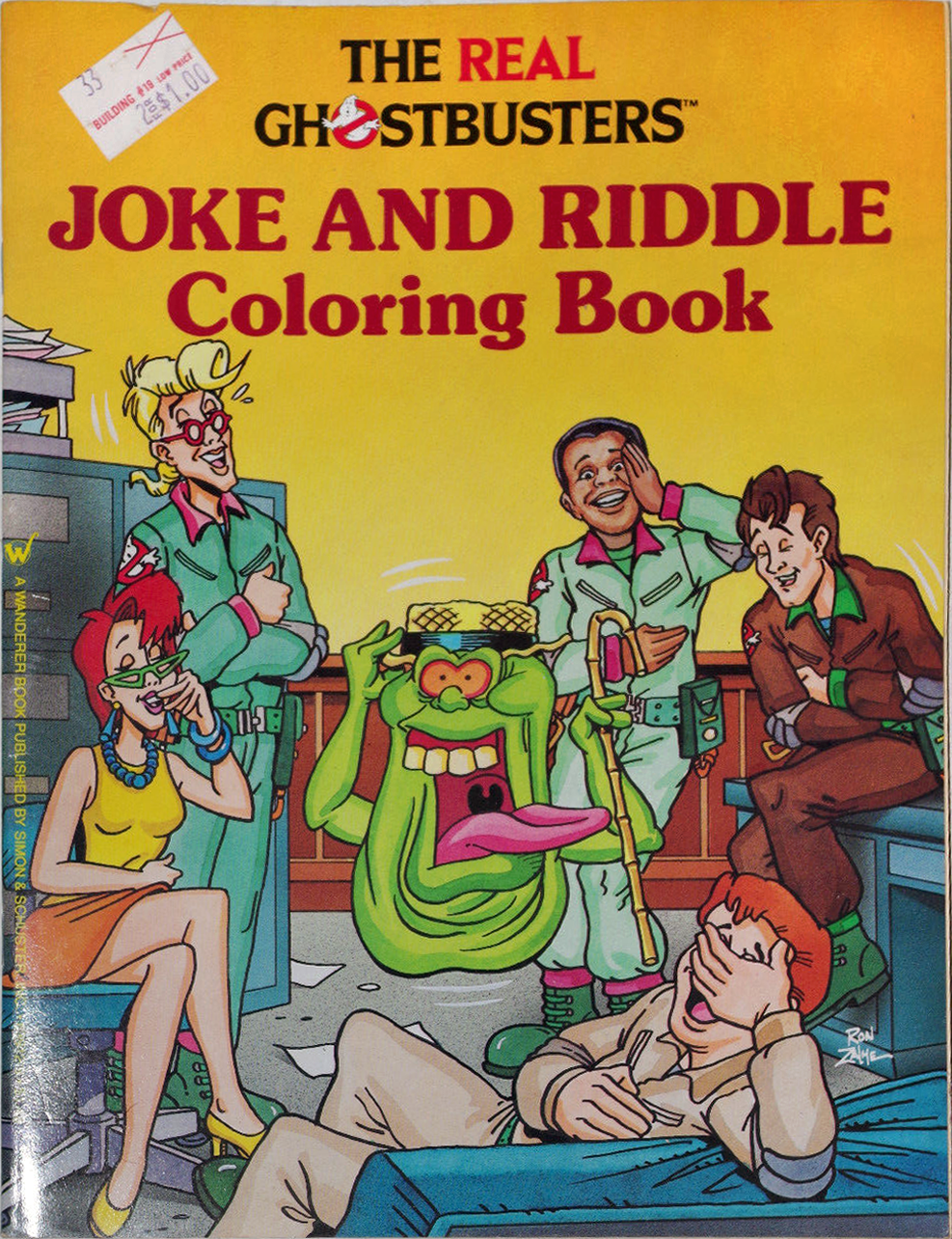 The Real Ghostbusters Jokes And Riddle Coloring Book Ghostbusters Wiki Fandom