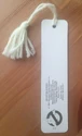 Ghostbusters Who You Gonna Call bookmark, white tassel rear (credit: ebay seller semajvii43)