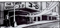 Storyboard of excised 3-D theater scene, seen in Making Ghostbusters p.150