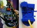 Proton Pack in the pilot compared to Kenner's Proton Pack.