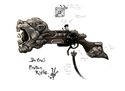 Concept Art for Thrower used by member of Ghostbusters Versailles in "Displaced Aggression 4"