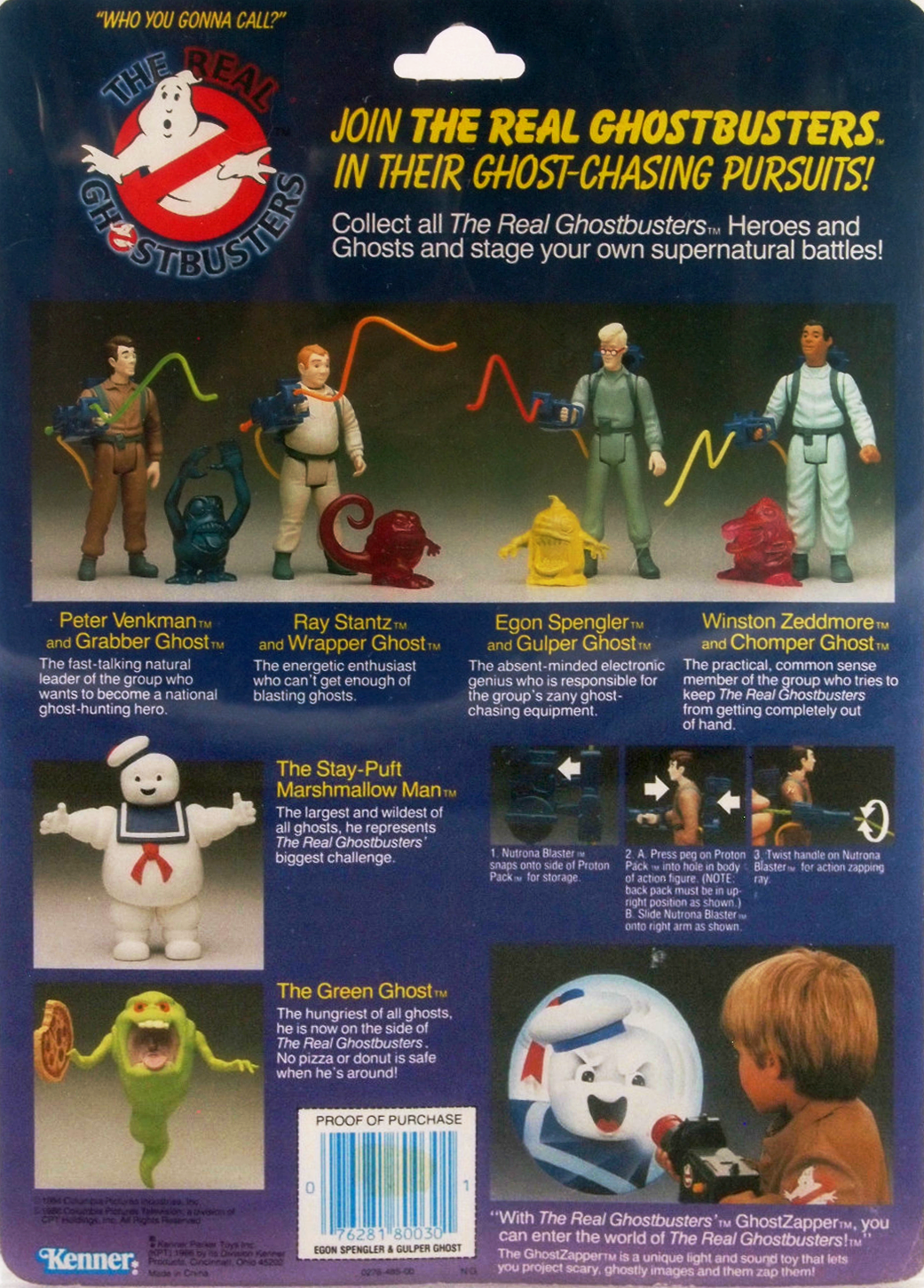 The Toy Box: The Real Ghostbusters (Kenner)