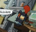 Egon's laboratory seen in Get Real Issue #3