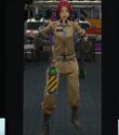 With Ghostbusters original flightsuit on