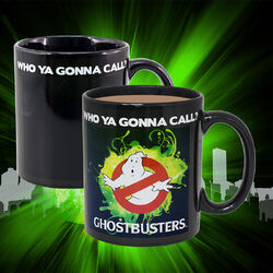 Ghostbusters Logo Ectoplasm Heat-Changing Ceramic Coffee Mug