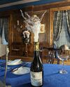 Frozen champagne prop (Credit: Ellen Gould)