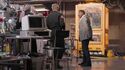 Filming at Ionic Separator, seen in Welcome to the Paranormal Research Center special feature