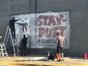 Mural being prepped (August 2, 2019) (credit: holisticmashedpotatoes)