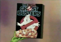 "Glow in the dark" trading cards version Ghostbusters Cereal 1989 (30 seconds)