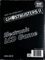 Back package of Talking Ghostbusters II Light Gray Plastic Shell MGA-216S Boxed as a MGA-206 B