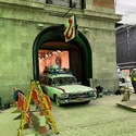 Outside Firehouse set during Frozen Empire filming (Credit: BGI Supplies Ltd)