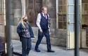 William Atherton seen at filming location at 55 Broadway on April 21, 2023 (Credit: Daily Mail)