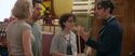 Gil Kenan talks to Carrie Coon, Paul Rudd, and Mckenna Grace in garage bay, Frozen Empire filming, seen in March 4, 2024 B-Roll