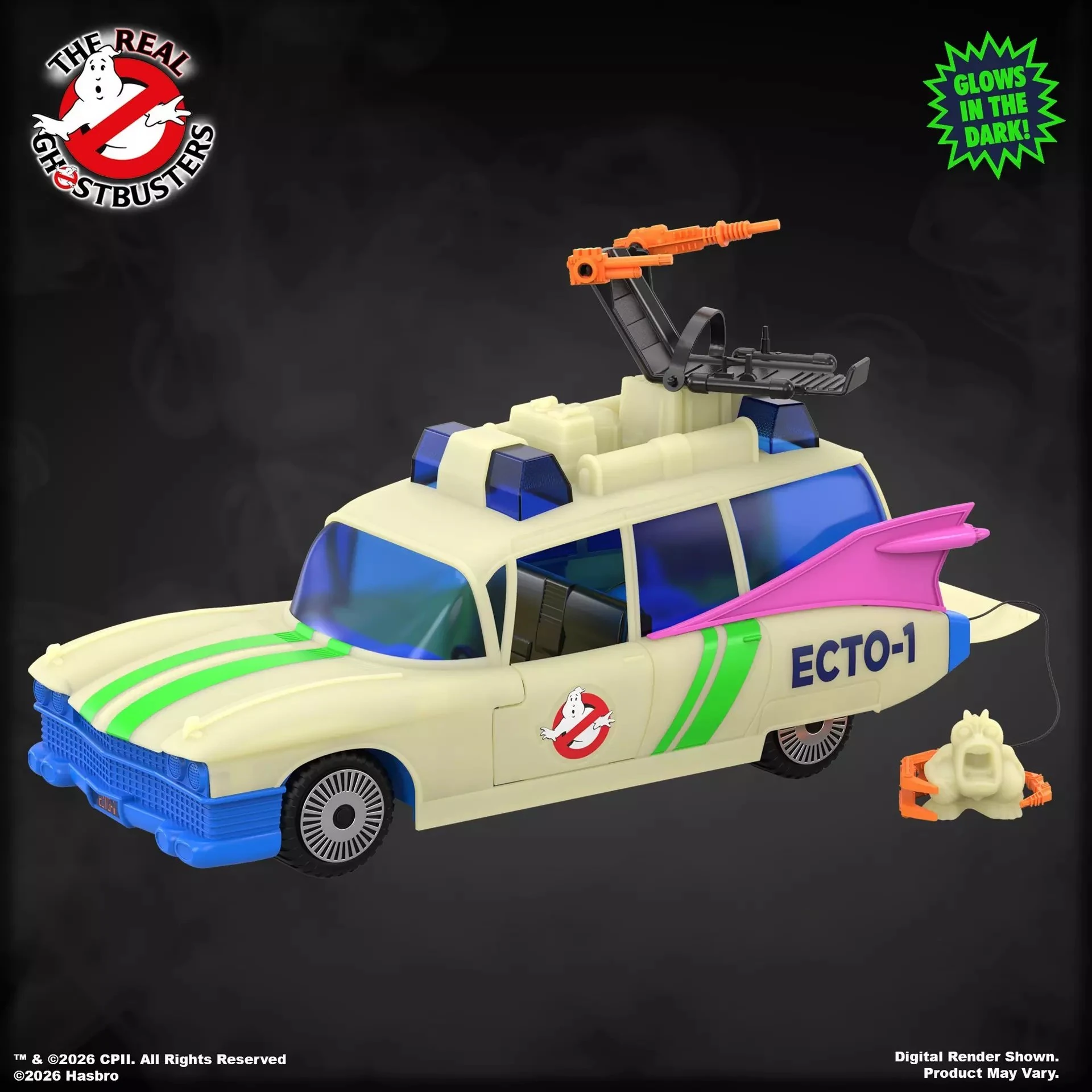 Hasbro Kenner Classics The Real Ghostbusters Ecto-Glow Ecto-1
