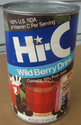 Wild Berry Drink large can with Ghostbusters II Radio Backpack promotion printed on it.