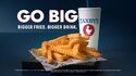 Zaxby's commercial 10/29/2021, end bumper for Go Big version