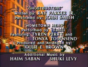 "Hometown Hero" music credits.