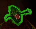 Nod to discovering Slimer in Ghostbusters: Rise of the Ghost Lord