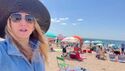 Cassidy Goron's mother tours the Coney Island set in June 2023 (Credit: gorontwins)