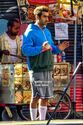 Kumail Nanjiani filming in Atlanta on December 5, 2023 (Credit: Getty, GC, MEGA)