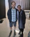 Emily Ng and Paul Rudd behind-the-scenes during Ghostbusters: Frozen Empire production (Credit: Emily Ng)