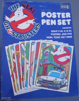 TheRealGhostbustersPosterPenSet01