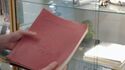 Script Supervisor's copy in display case at Ghost Corps, seen in Tested YouTube 11/23/21