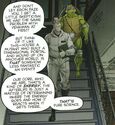 Basement stairway seen in Teenage Mutant Ninja Turtles/Ghostbusters Issue #2