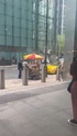 Filming at outside KPMG in Canary Wharf in London on June 1, 2023 (Credit: graceyldn)