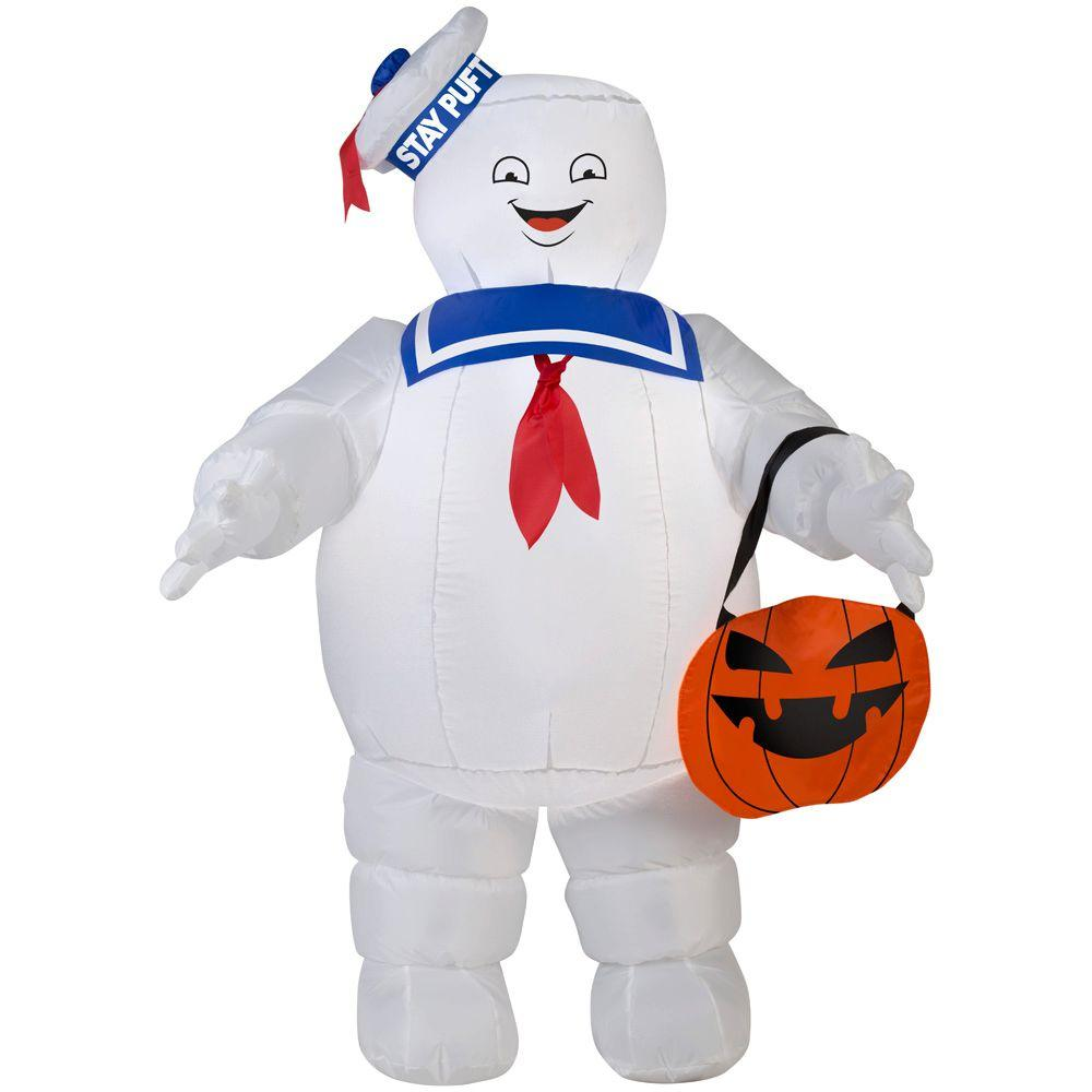 Stay Puft Airblown Inflatable 3.5 FT (Pumpkin Tote) Sold at: At Home, Home ...