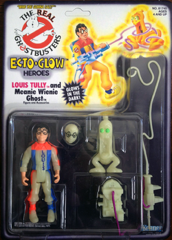 1991 Kenner The Real Ghostbusters Loose Action Figure - Ecto-Glow Heroes  Louis Tully