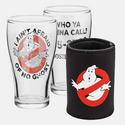 (2017) Ghostbusters Set Of 2 Schooners And Can Cooler