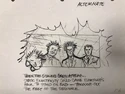 Alternate scene storyboard (credit: Ghost Corps Facebook)