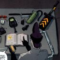 Equipment from Stylized Version in Teenage Mutant Ninja Turtles/Ghostbusters Volume 2 Issue #2