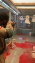 U.K. studio visit from June 2023, shooting range, Paranormal Research Center set for Frozen Empire, posted on February 3, 2024 (Credit: therealme1984)