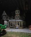 Farmhouse set on soundstage (Credit: Alberta Ghostbusters, Spengler's 1984 Work Bench)