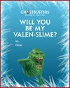 Valentine's Day card posted on 2/12/2024 (Credit: Ghostbusters)