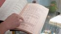 Script Supervisor's copy in display case at Ghost Corps, seen in Tested YouTube 11/23/21